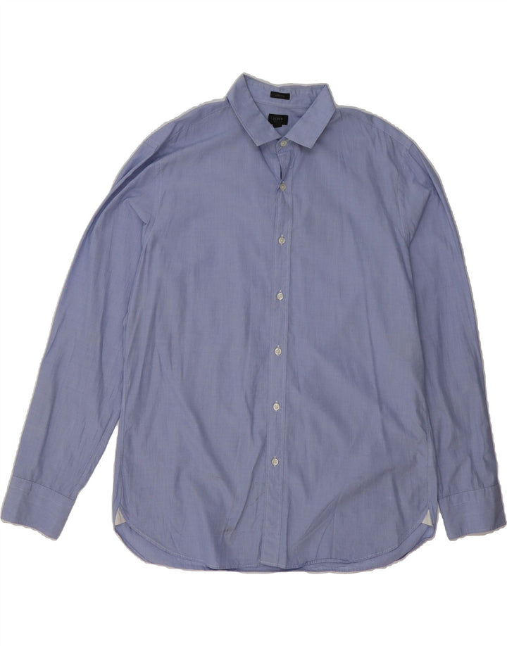 J. CREW Mens Ludlow Shirt XL Blue Cotton Vintage J. Crew and Second-Hand J. Crew from Messina Hembry 
