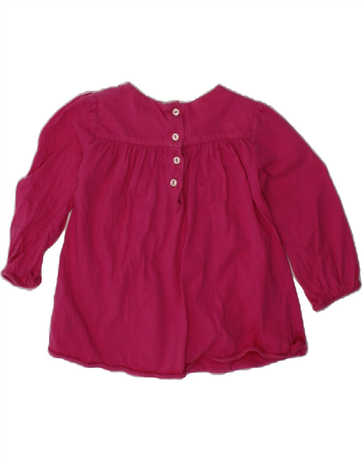 RALPH LAUREN Baby Girls Top Long Sleeve 12-18 Months Pink Cotton Vintage Ralph Lauren and Second-Hand Ralph Lauren from Messina Hembry 