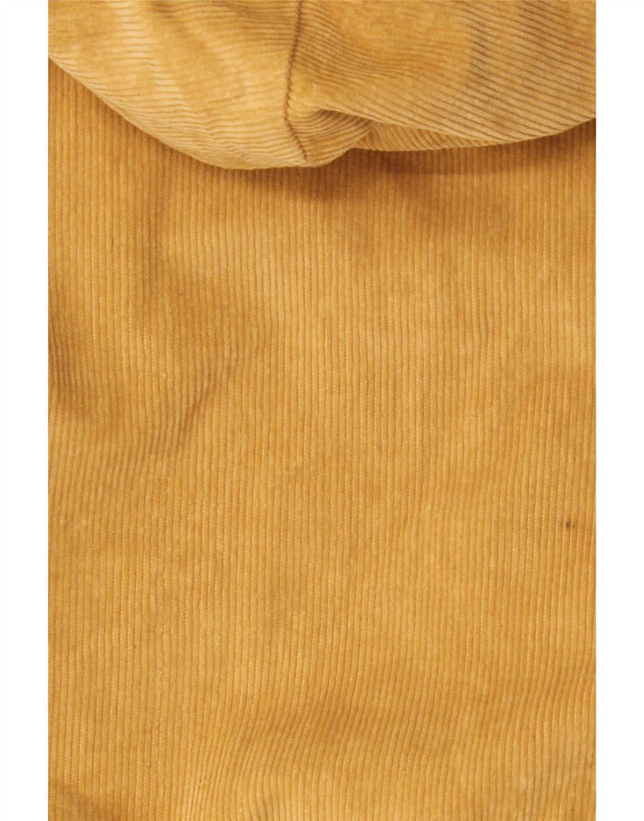 Jaqueta bomber reversível com capuz masculino vintage Reino Unido 38 bloco colorido marrom médio