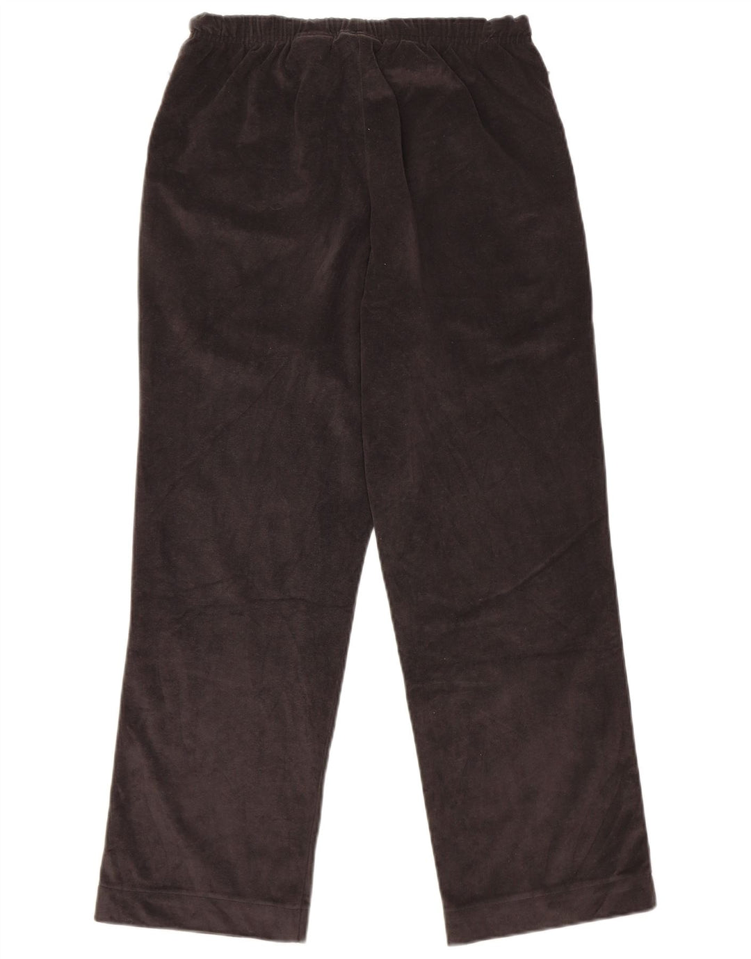 Calças de treino de veludo feminino Diadora UK 10 poliéster cinza pequeno