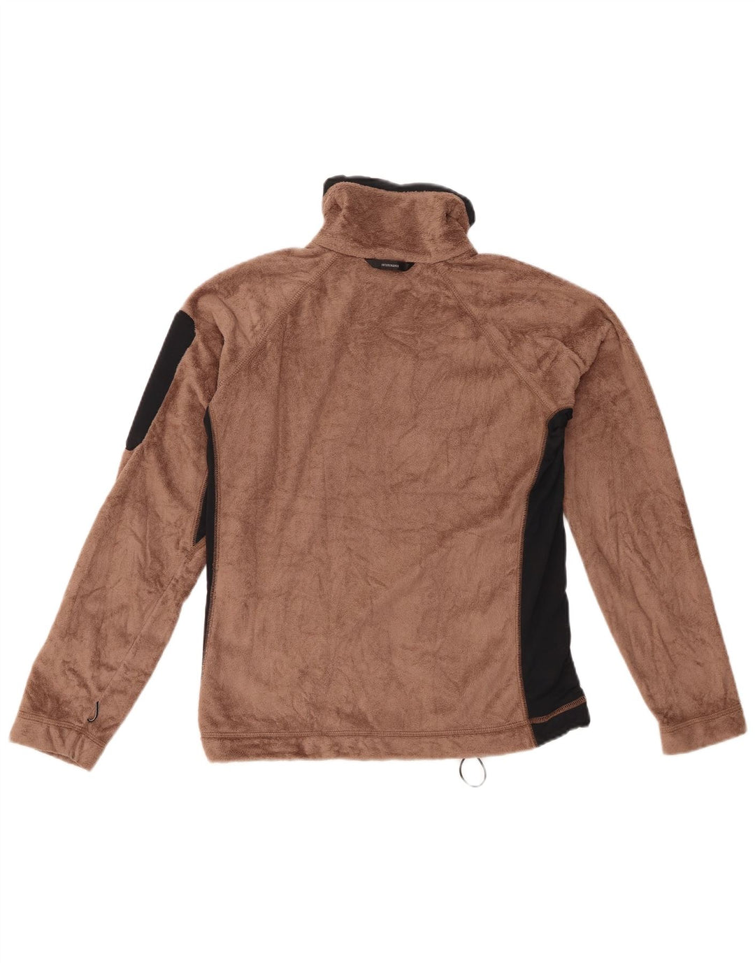 Jaqueta de lã feminina COLUMBIA UK 10 poliéster colorblock marrom pequeno