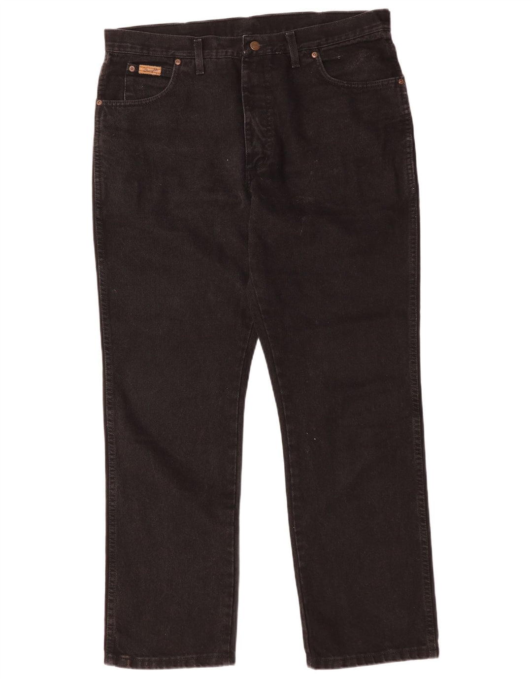 Wrangler Calça jeans reta masculina W28 L32 preta