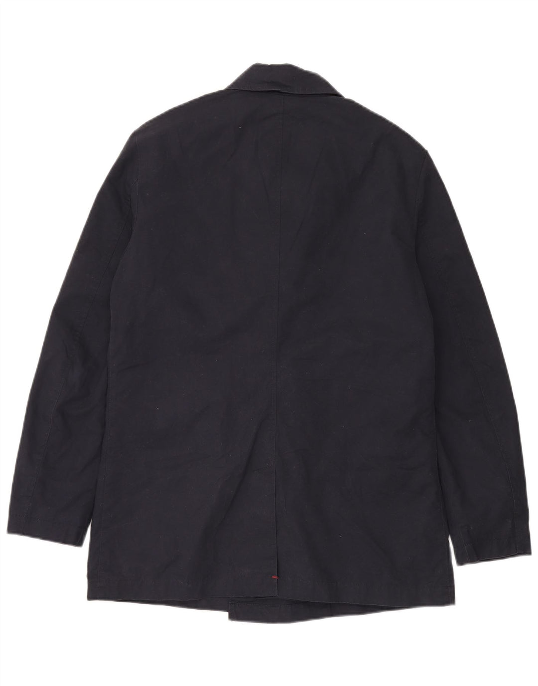 Superdry Mens Pea Coat UK 40 Grande Algodão Azul Marinho
