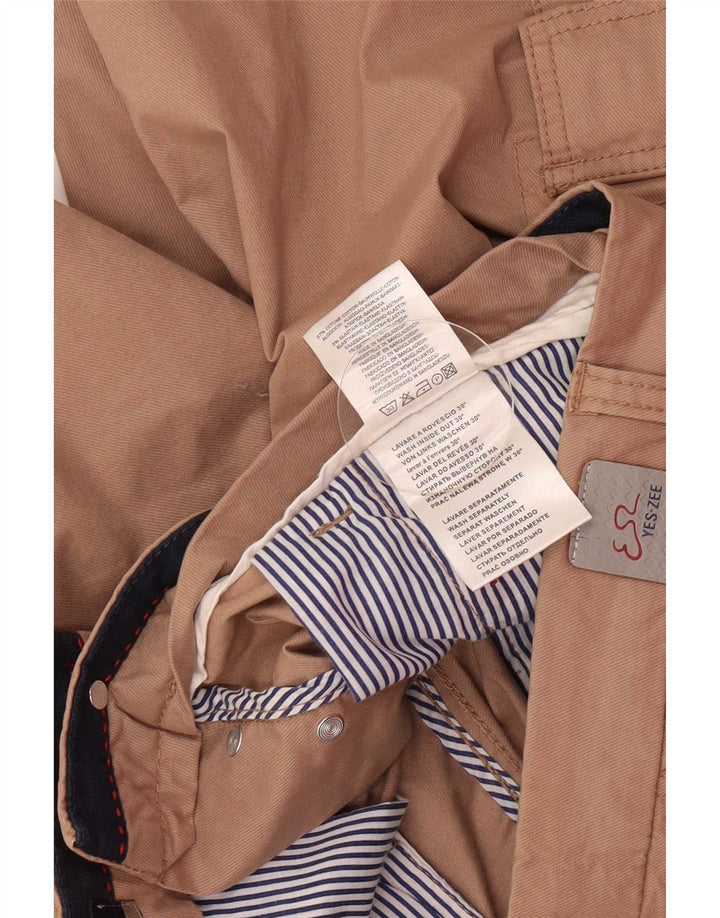 Shorts cargo masculino Yes Zee W33 algodão bege médio