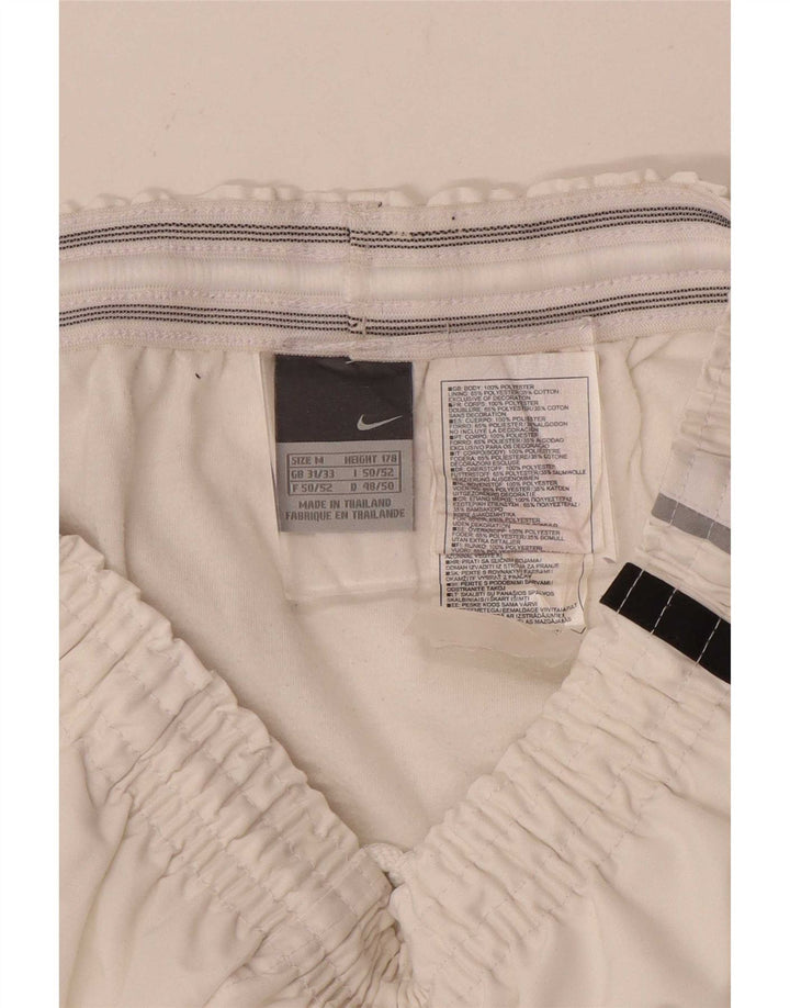 Shorts esportivos masculinos Nike UK 31/33 médio branco poliéster