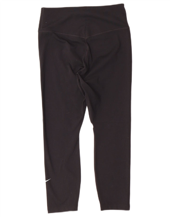 Leggings Nike Dri Fit Capri UK 8 Pequeno Poliéster Preto