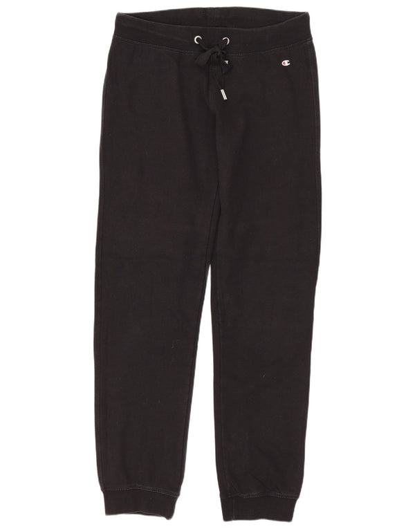 Champion Womens Tracksuit Trousers Joggers UK 12 Medium Black