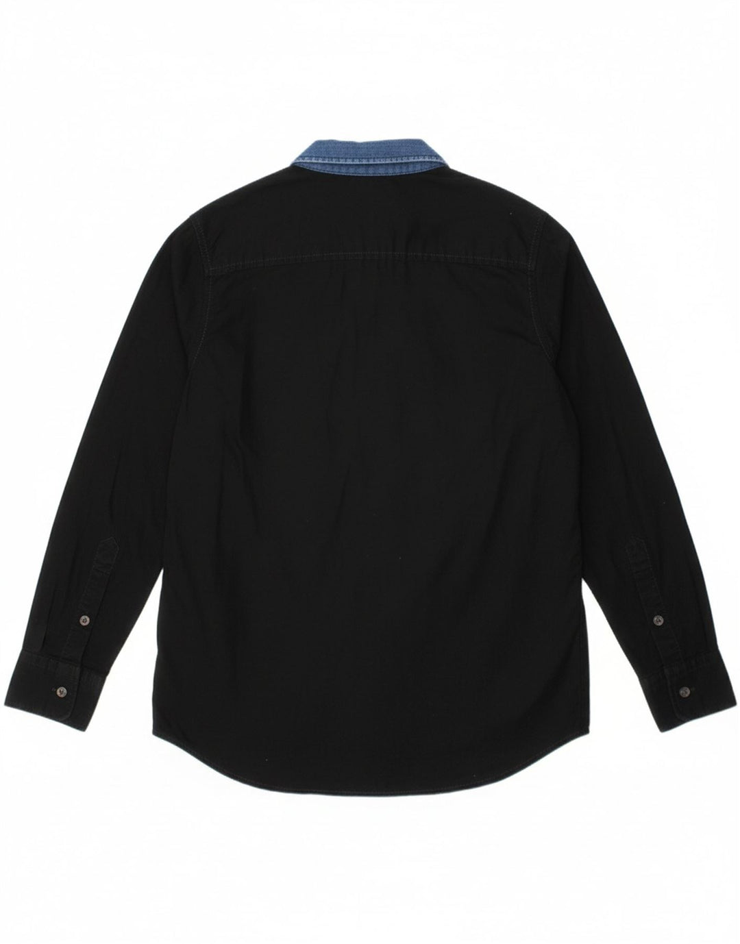 DIESEL Camisa Menino 9-10 Anos Algodão Preto
