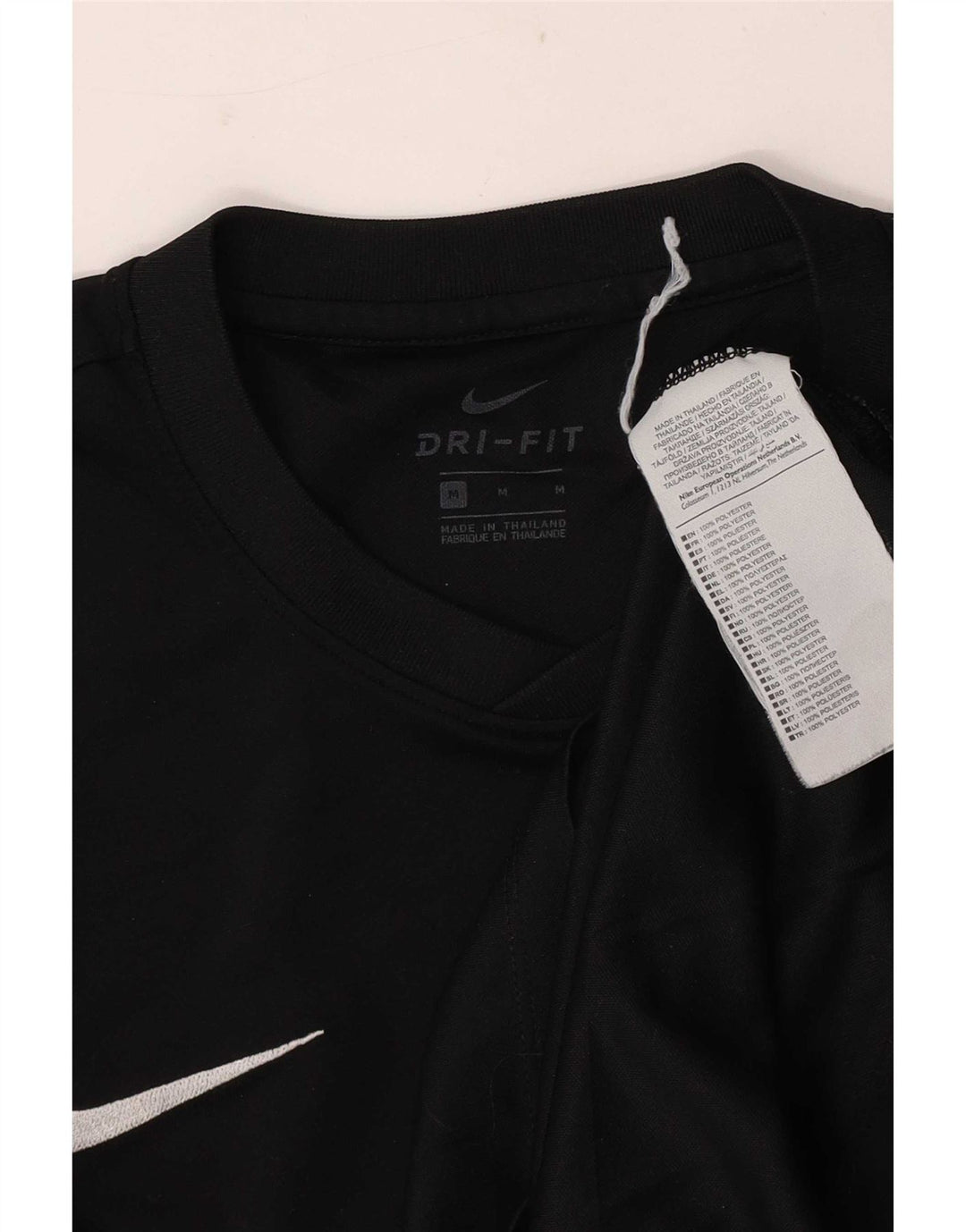 Camiseta Nike Masculina Dri Fit Top Médio Poliéster Preto