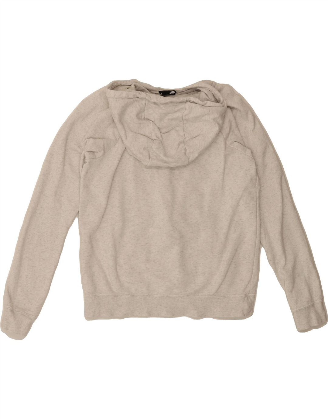 NIKE Womens Oversized Graphic Hoodie Jumper UK 10 Small Grey Cotton Vintage Nike and Second-Hand Nike from Messina Hembry 