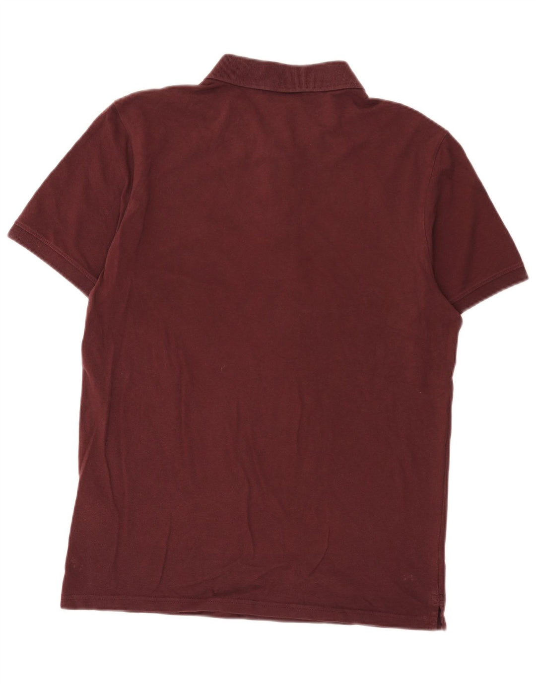 Camisa polo masculina Lyle & Scott grande algodão Borgonha