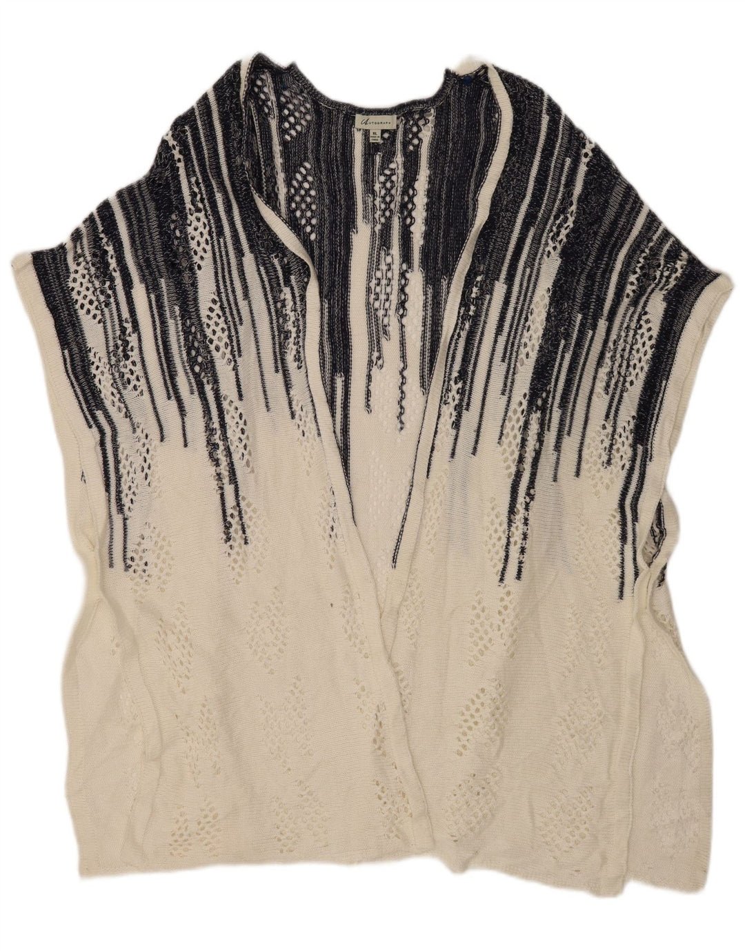Suéter cardigã feminino oversized longline da Marks & Spencer Reino Unido 18 XL branco