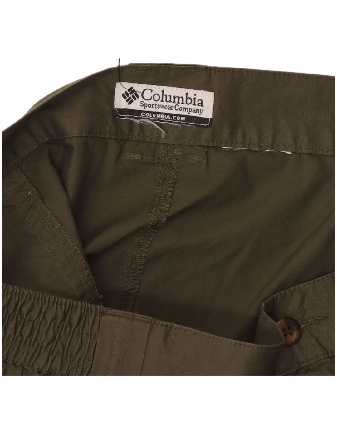 Shorts cargo masculinos COLUMBIA W38 XL cáqui