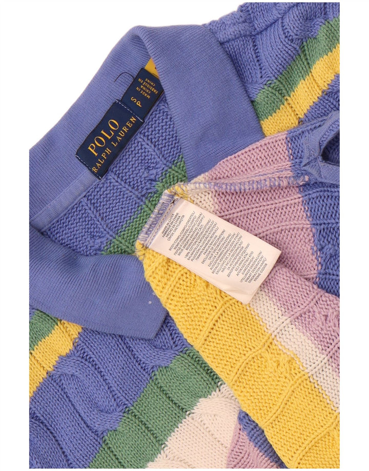 Polo Ralph Lauren Menina 11-12 Anos Pequeno Listrado Multicolorido