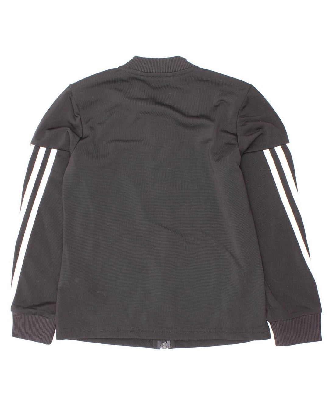 Jaqueta Adidas Meninas Treino Top 7-8 Anos Preto Risca de Giz Poliéster