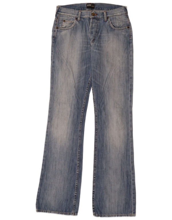 Lee Womens Denver Bootcut Jeans W32 L36 Azul Algodão