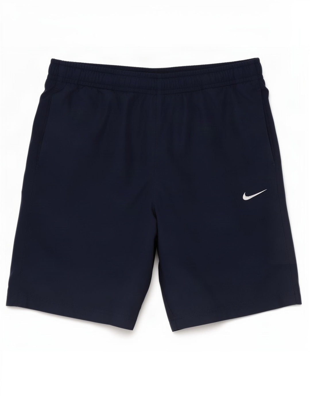 Shorts esportivos masculinos Nike médio azul marinho poliéster