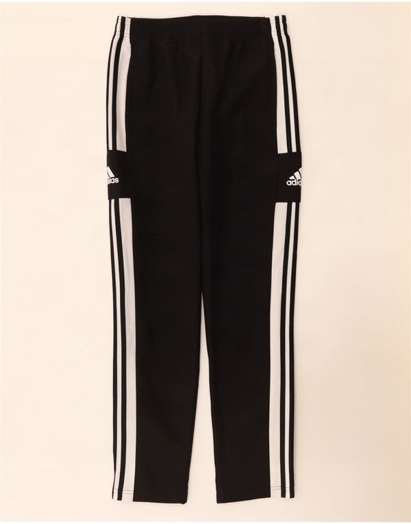 Adidas Boys Aeroready Tracksuit Trousers 13-14 Years Black Colourblock