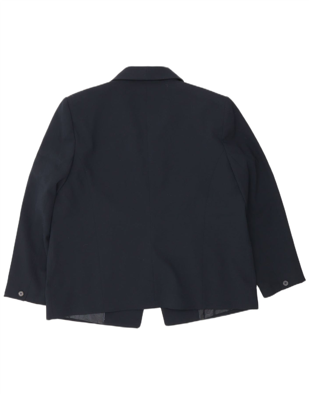 Jaqueta blazer feminina John Lewis com 1 botão Reino Unido 18 XL azul marinho poliéster