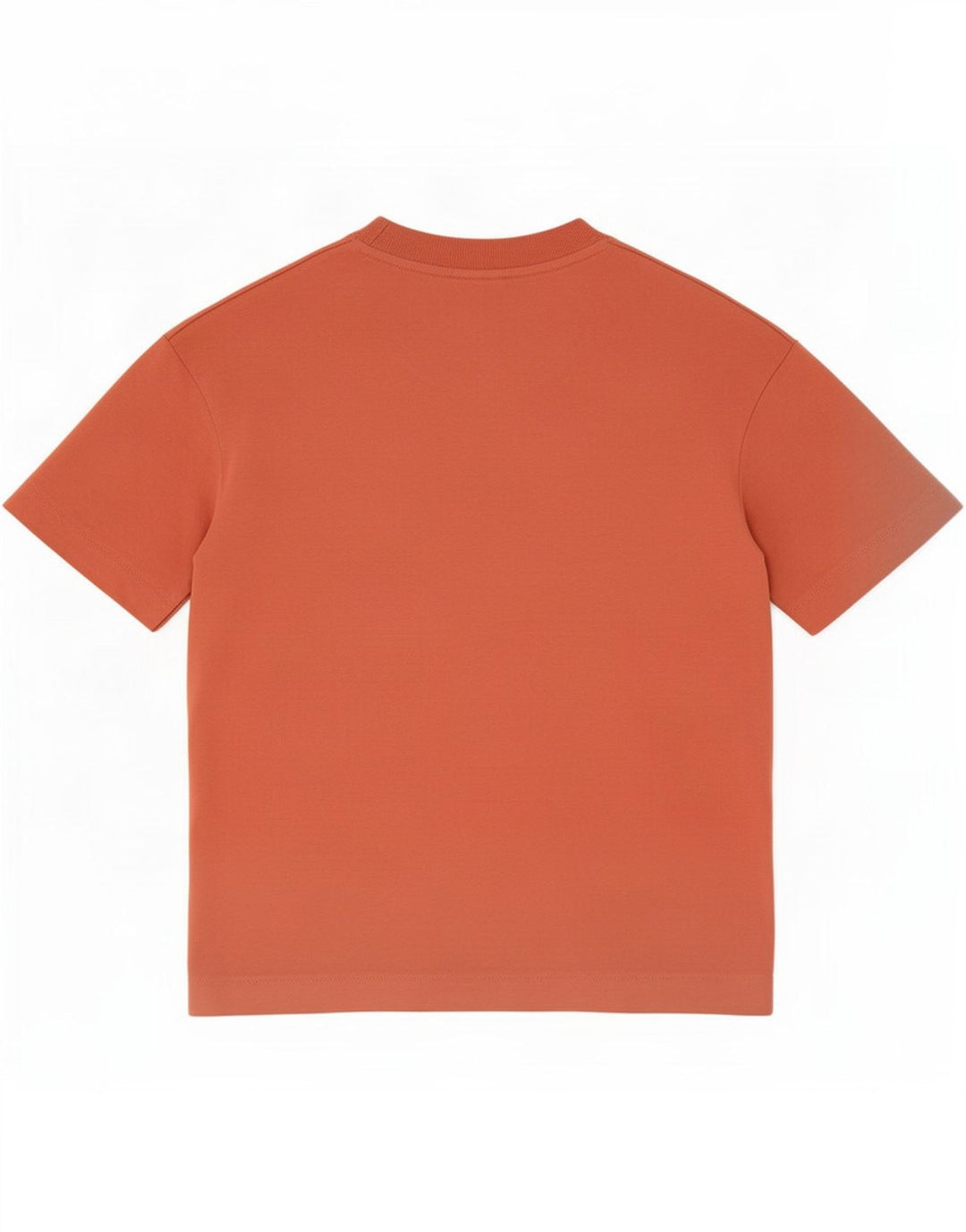 Camiseta masculina Zara Top médio algodão laranja