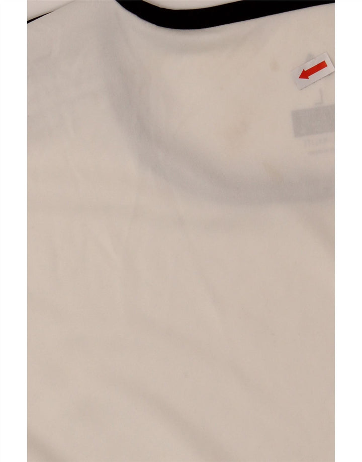 ADIDAS Mens Climalite T-Shirt Top Large White Vintage Adidas and Second-Hand Adidas from Messina Hembry 
