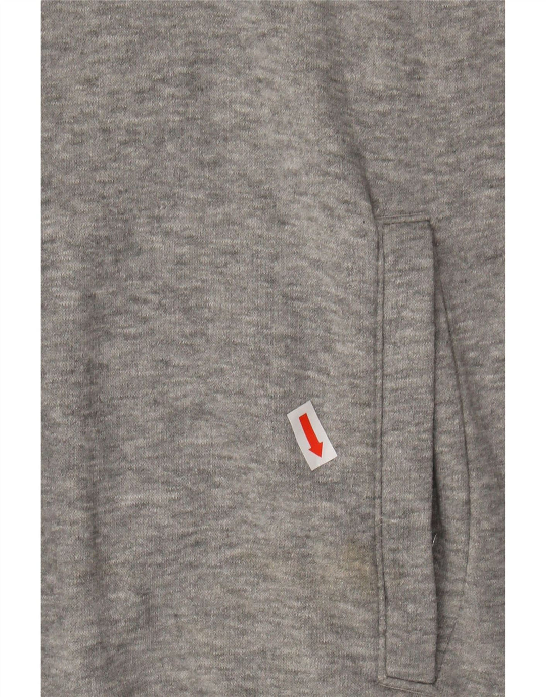 CHAMPION Suéter masculino com zíper e pescoço XS algodão cinza