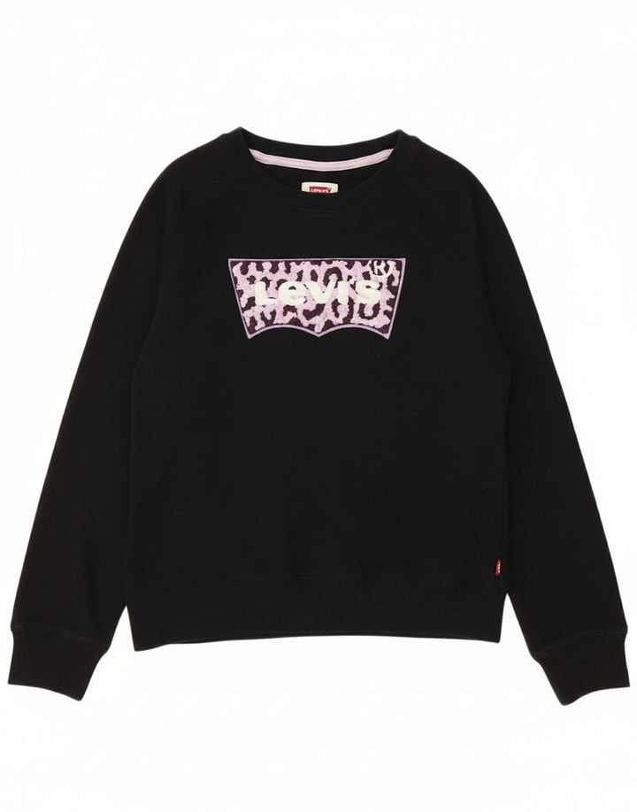 Moletom gráfico feminino LEVI'S 13-14 anos algodão preto