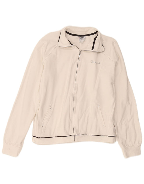 Jaqueta feminina Champion UK 18 XL algodão branco