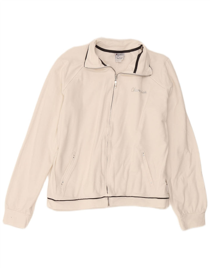 Jaqueta feminina Champion UK 18 XL algodão branco