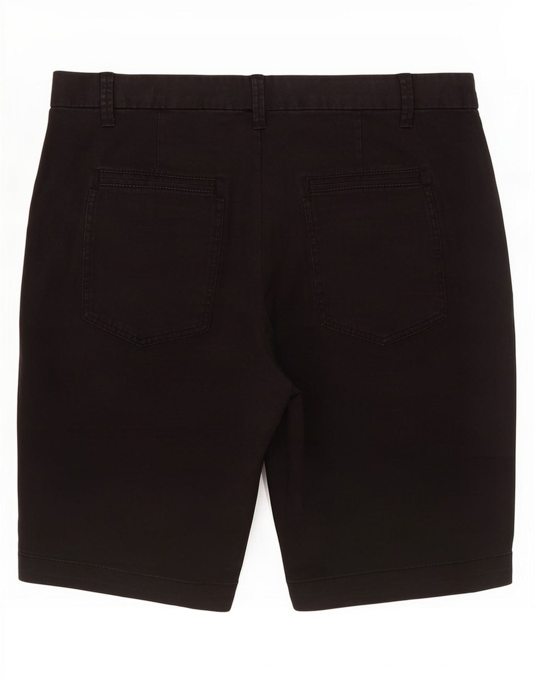 Bermuda feminina Gap US 8 médio W34 algodão preto