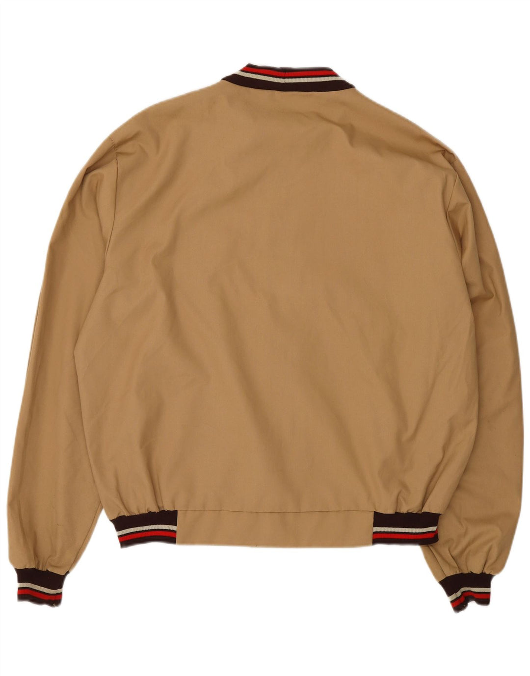 Jaqueta bomber masculina VINTAGE IT 48 algodão bege médio