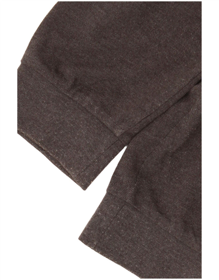 Camisa polo masculina Fila de manga comprida 2XL algodão cinza