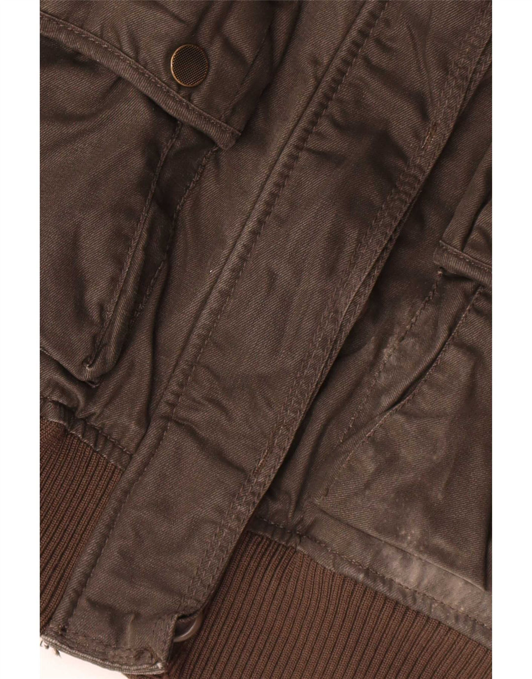 Jaqueta bomber feminina Superdry UK 14 marrom médio