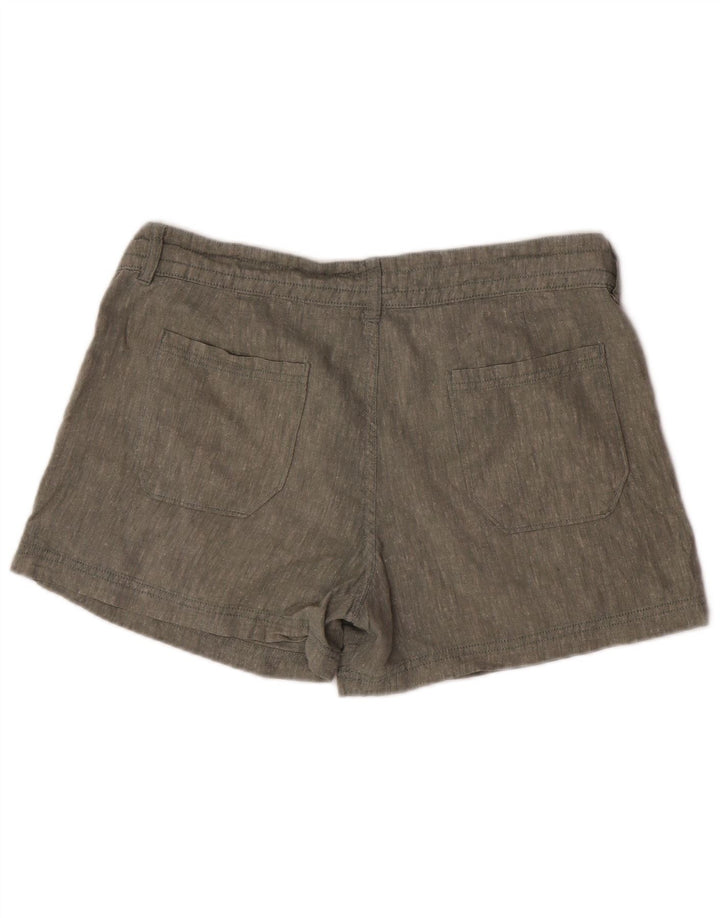 Shorts feminino Patagonia US 12 grande W32 cânhamo verde