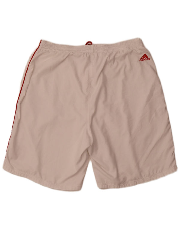 Shorts esportivos masculinos Adidas XL branco poliéster