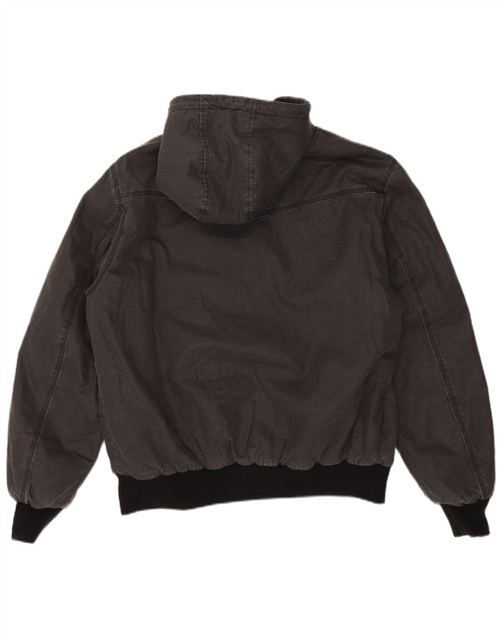 Jaqueta masculina Sherpa com capuz SUPERDRY UK 42 XL algodão cinza