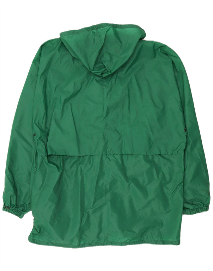 Jaqueta de chuva masculina com capuz K-Way UK 44 2XL verde