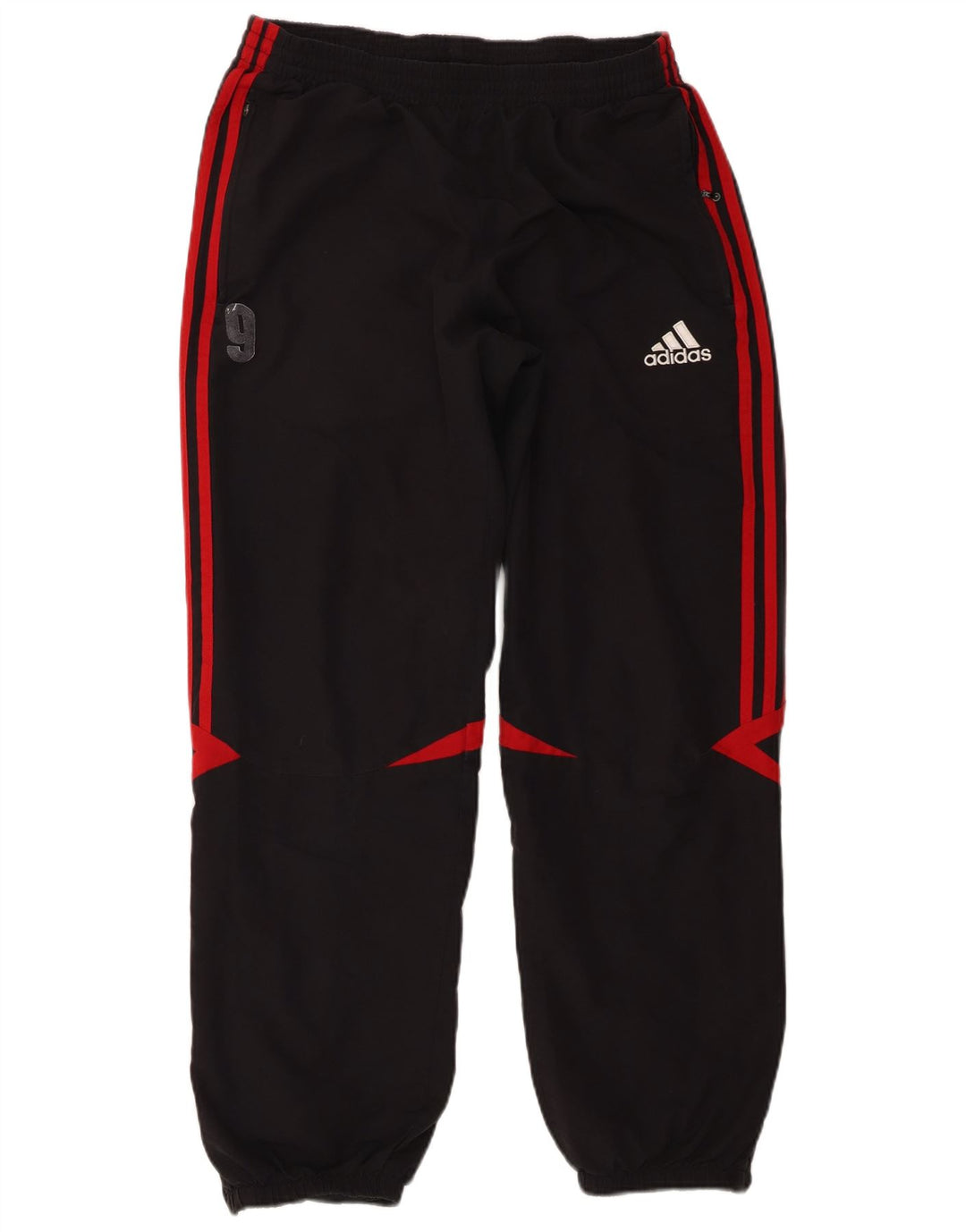 Calça de treino masculina Adidas Joggers XL preto colorblock poliéster