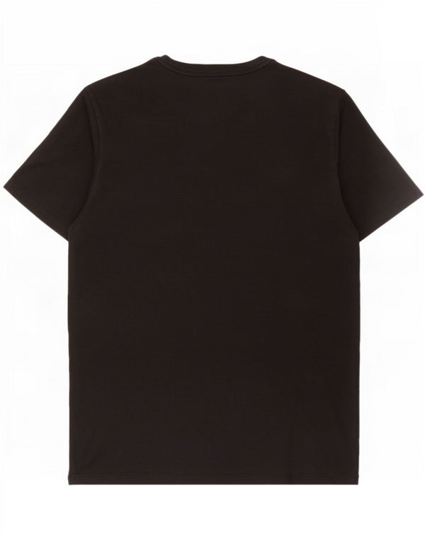 Levi's Camiseta masculina padrão Top de algodão preto médio