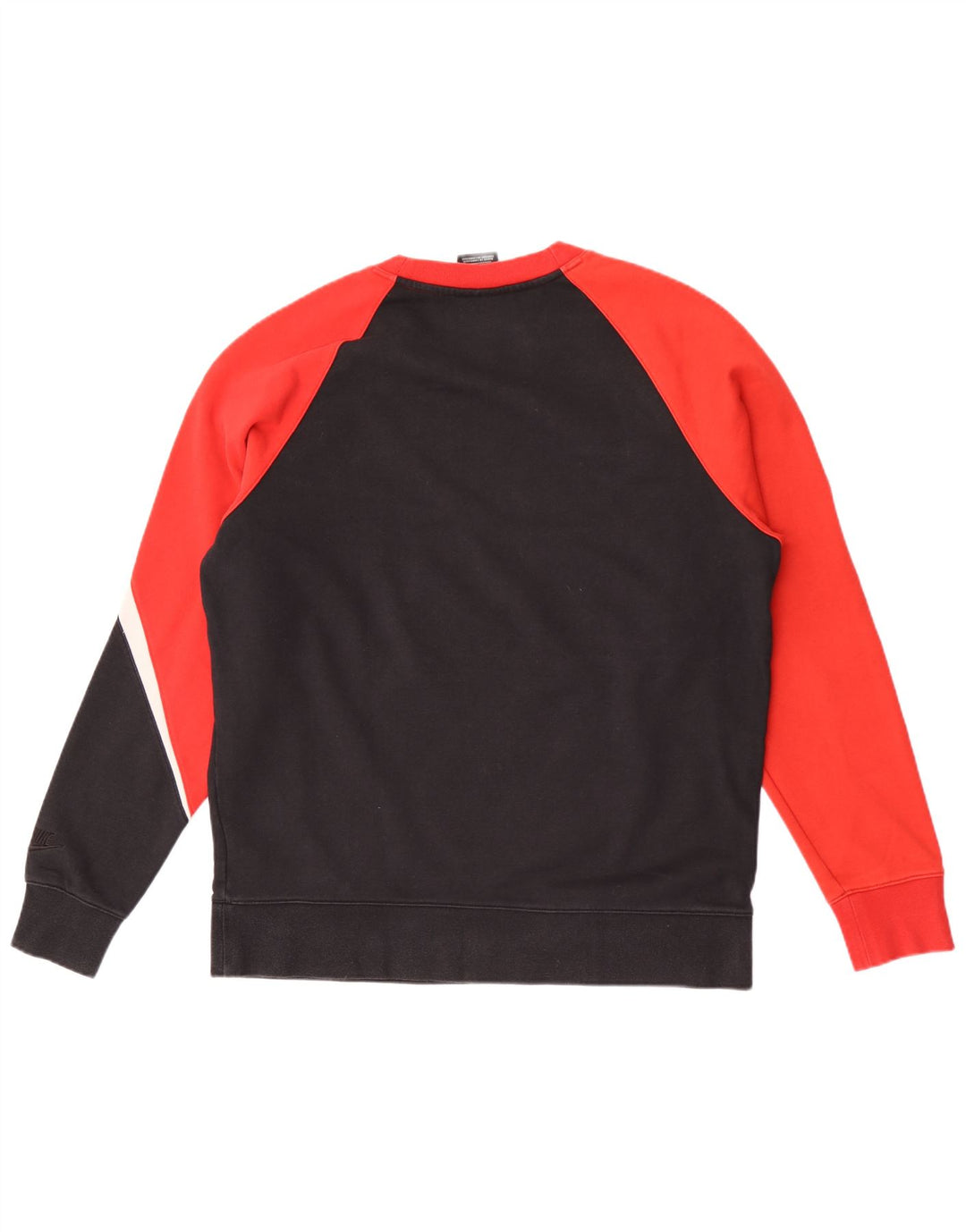 Moletom gráfico masculino Nike Jumper XL vermelho colorblock algodão
