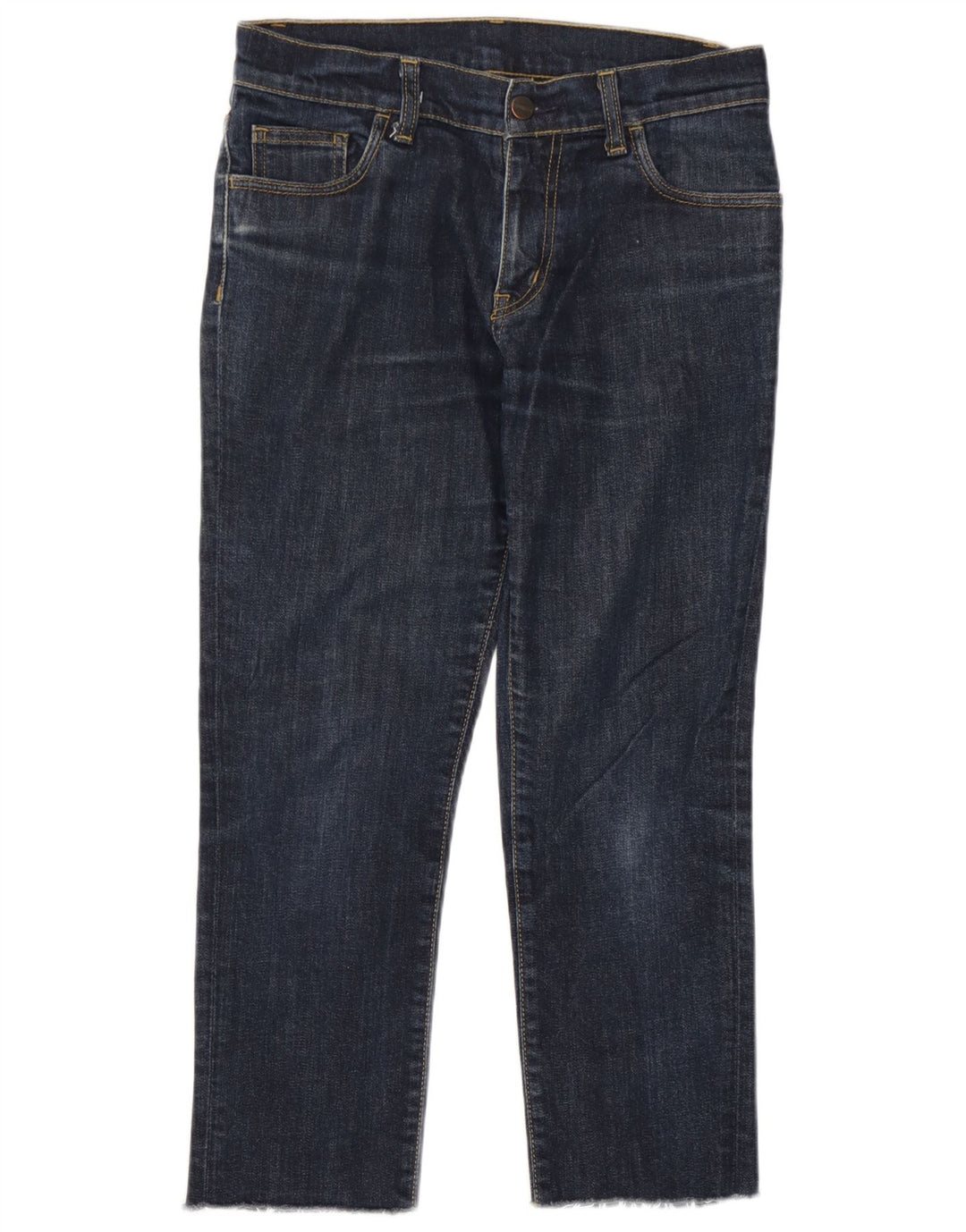 Calça jeans feminina Carhartt W30 L22 azul marinho algodão