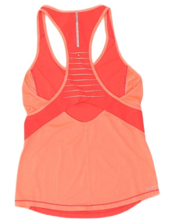Colete feminino New Balance UK 4 XS rosa colorblock poliéster