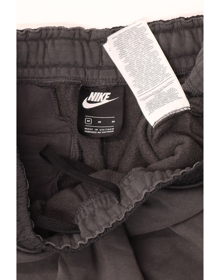 Calça de treino masculina Nike Joggers cinza médio algodão colorblock