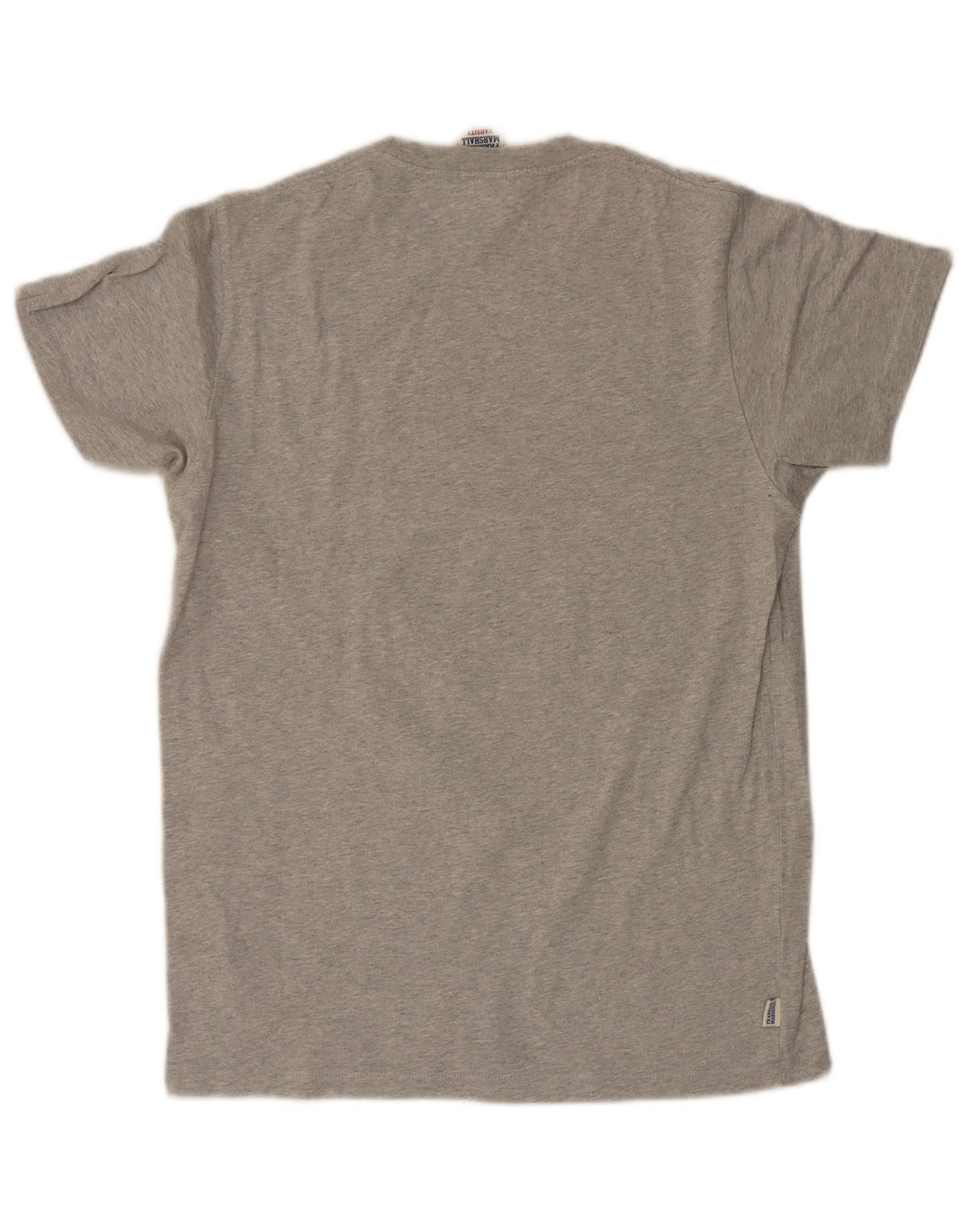 Camiseta gráfica masculina Franklin Marshall algodão cinza médio