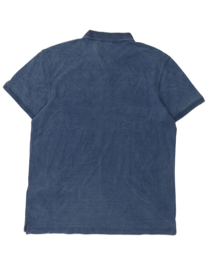 Camisa polo masculina Levi's Standard Fit XL azul algodão