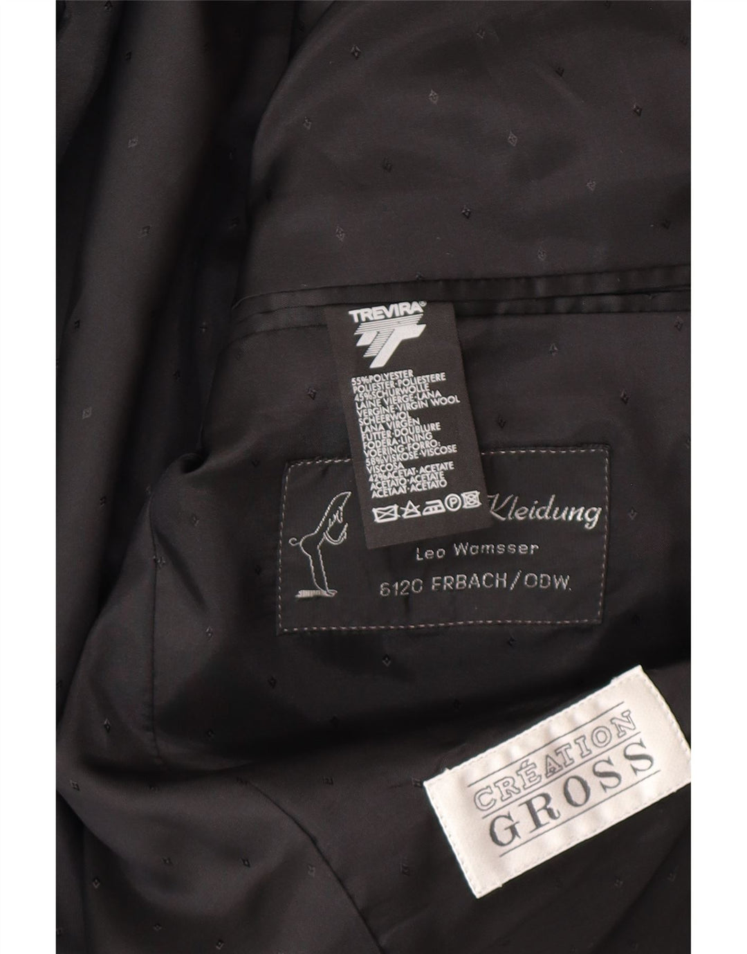 Jaqueta Blazer Masculina TREVIRA com 1 Botão Reino Unido 38 Médio Vermelho Floral Clássico