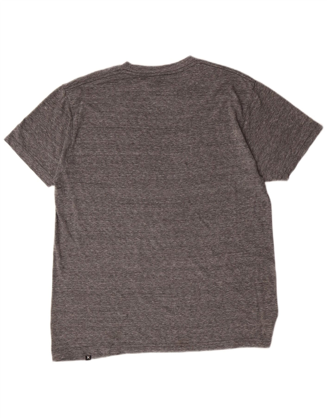 Camiseta masculina Hurley Regular Fit gráfica cinza médio