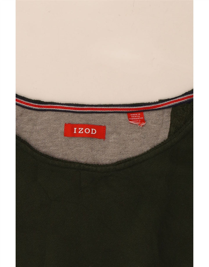 IZOD Mens Sweatshirt Jumper Large Green Cotton Vintage Izod and Second-Hand Izod from Messina Hembry 