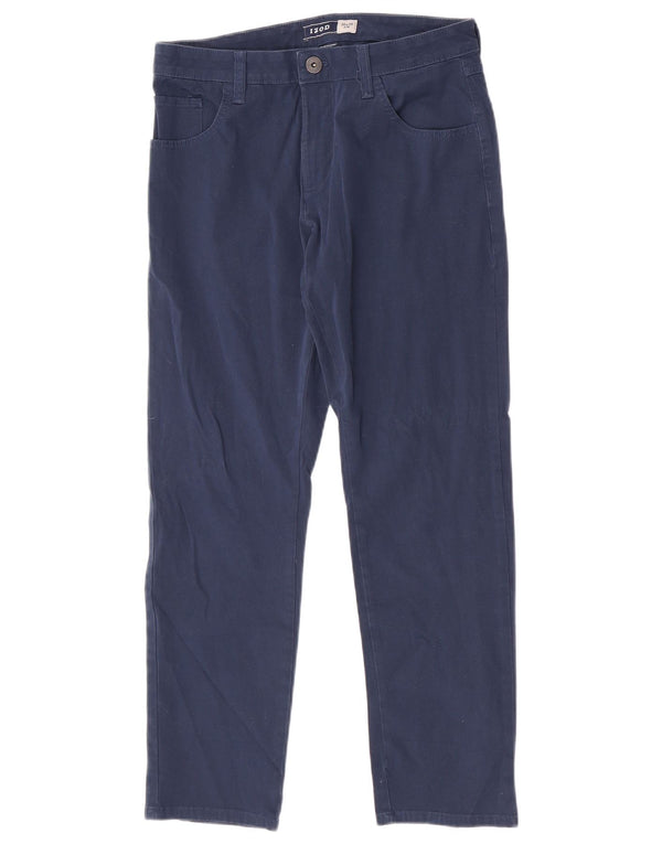 Calça Chino Masculina Slim Fit Izod W30 L30 Algodão Azul Marinho
