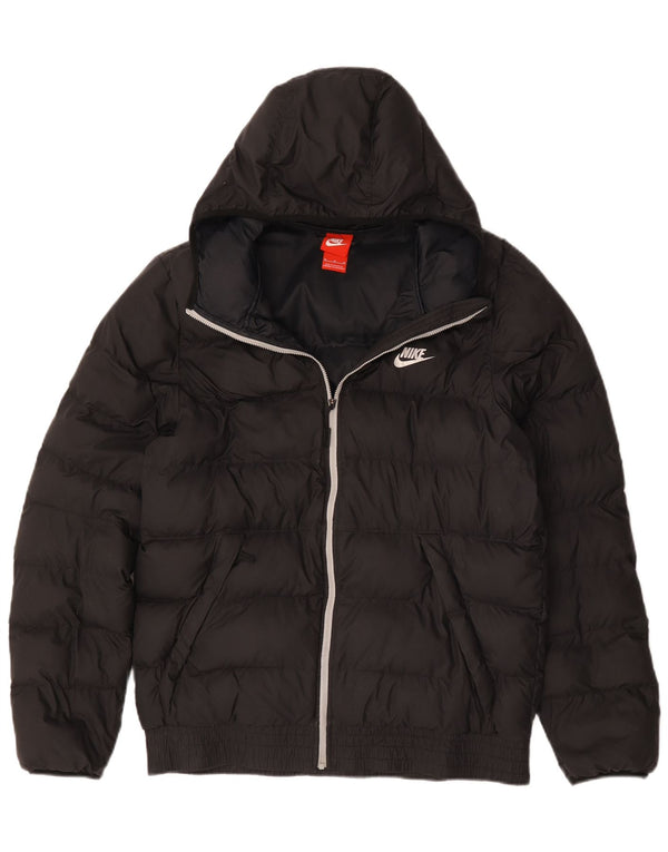 Jaqueta Nike Masculina com Capuz Acolchoado UK 38 Médio Preto